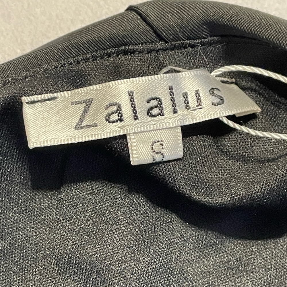 Zalalus women’s size small fitted little black dress with slit one shoulder - Picture 9 of 10